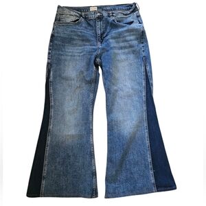 Anthropologie Pilcro Wide Flare Leg Jeans Women 33